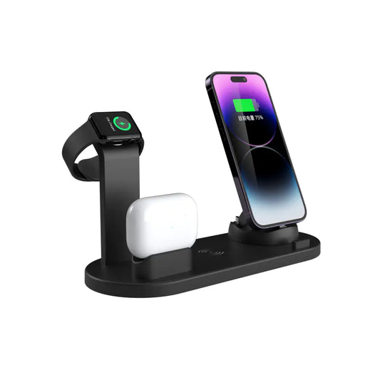 4-in-1 Wireless Charger for Phones, Earbuds, Watches