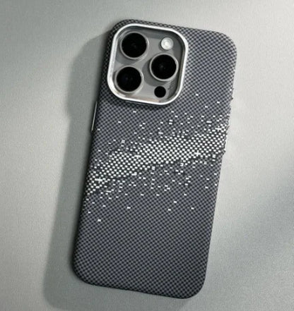 Abstract Starry Pixel MagSafe Phone Case for iPhone