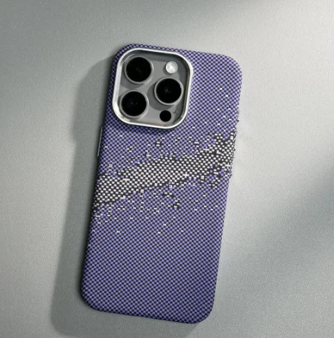 Abstract Starry Pixel MagSafe Phone Case for iPhone
