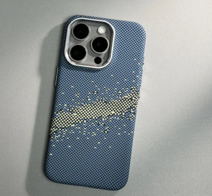 Abstract Starry Pixel MagSafe Phone Case for iPhone