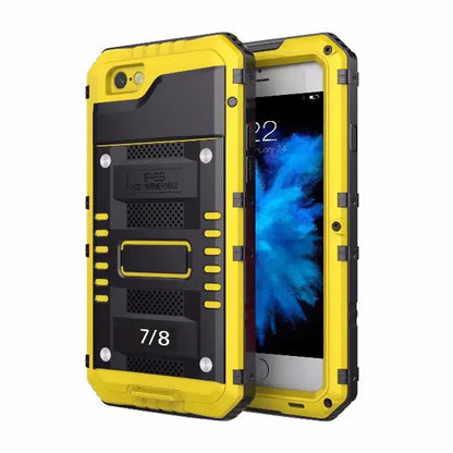 Metal Protective Case for iPhone 6S, 7, X (Full Cover)