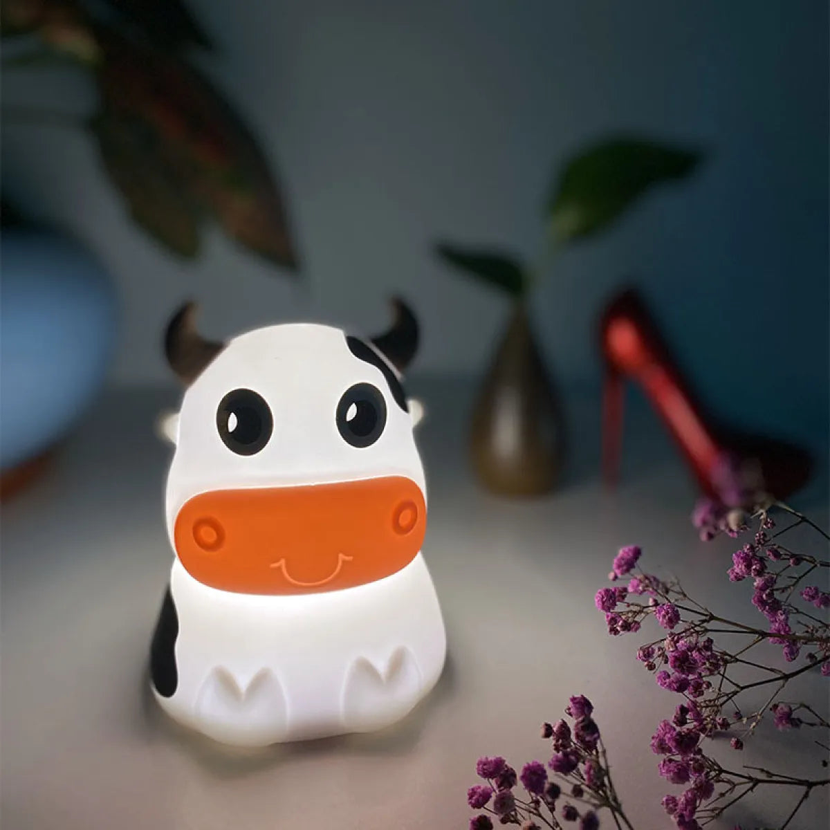 Cow Silicone Bluetooth Speaker & Lamp