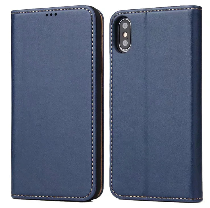 Luxury Leather Wallet Case for iPhone