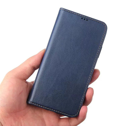 Luxury Leather Wallet Case for iPhone