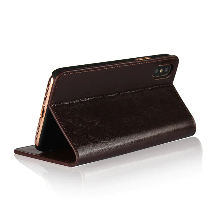 Flip Leather Protective Phone Case