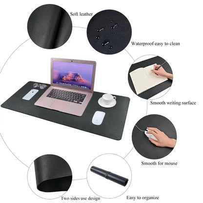 Leather Desk Pad Organizer