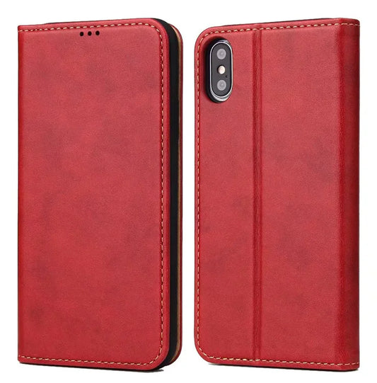Luxury Leather Wallet Case for iPhone
