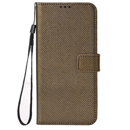 Phone Case with Diamond Texture and Strap
