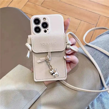 Fashionable Cat Coin Purse for iPhone 14 Pro Max