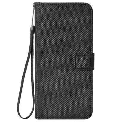 Phone Case with Diamond Texture and Strap
