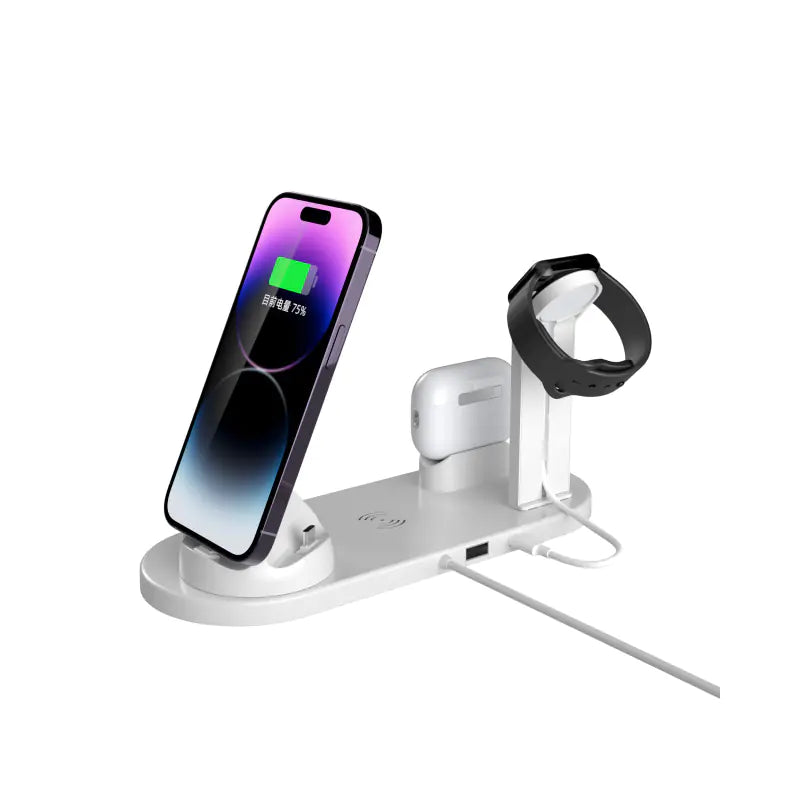 4-in-1 Wireless Charger for Phones, Earbuds, Watches
