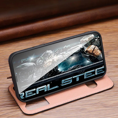 Leather Flip Case for iPhone - Protective Cover