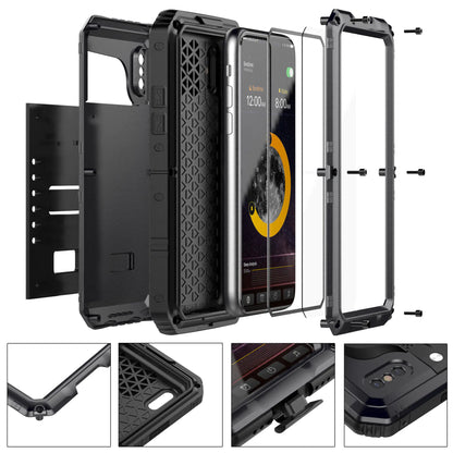 Metal Protective Case for iPhone 6S, 7, X (Full Cover)