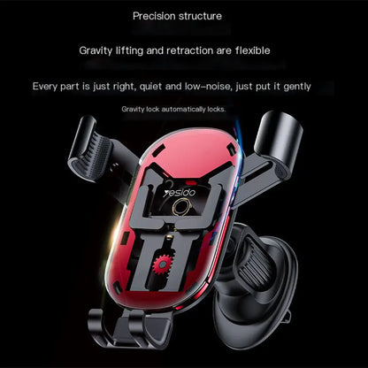 Yesido Car Phone Holder with Gravity Metal Base