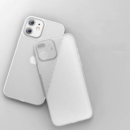 Ultra-thin Breathable Mobile Phone Case with Grid Design