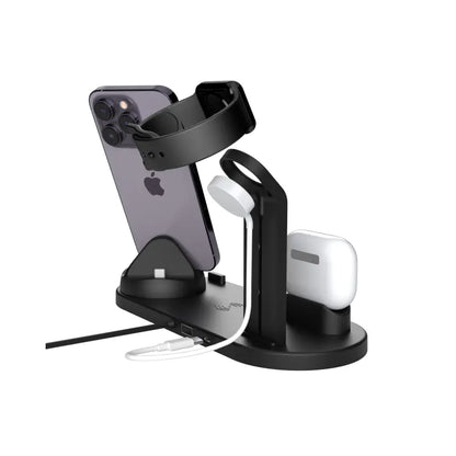 4-in-1 Wireless Charger for Phones, Earbuds, Watches